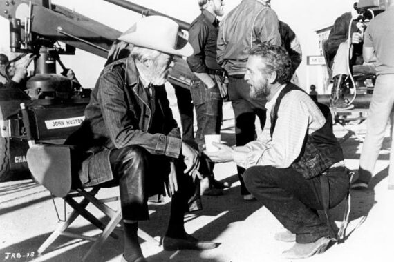 John Huston y Paul Newman