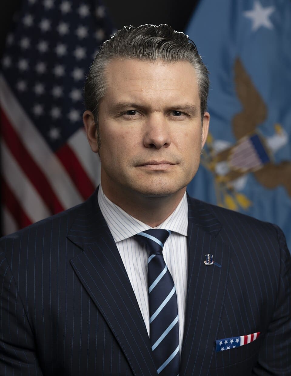 Peter (Pete) Brian Hegseth, secretario de Guerra